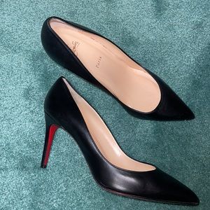 Used black  Christian Louboutin pump heels (comes with dust bag)